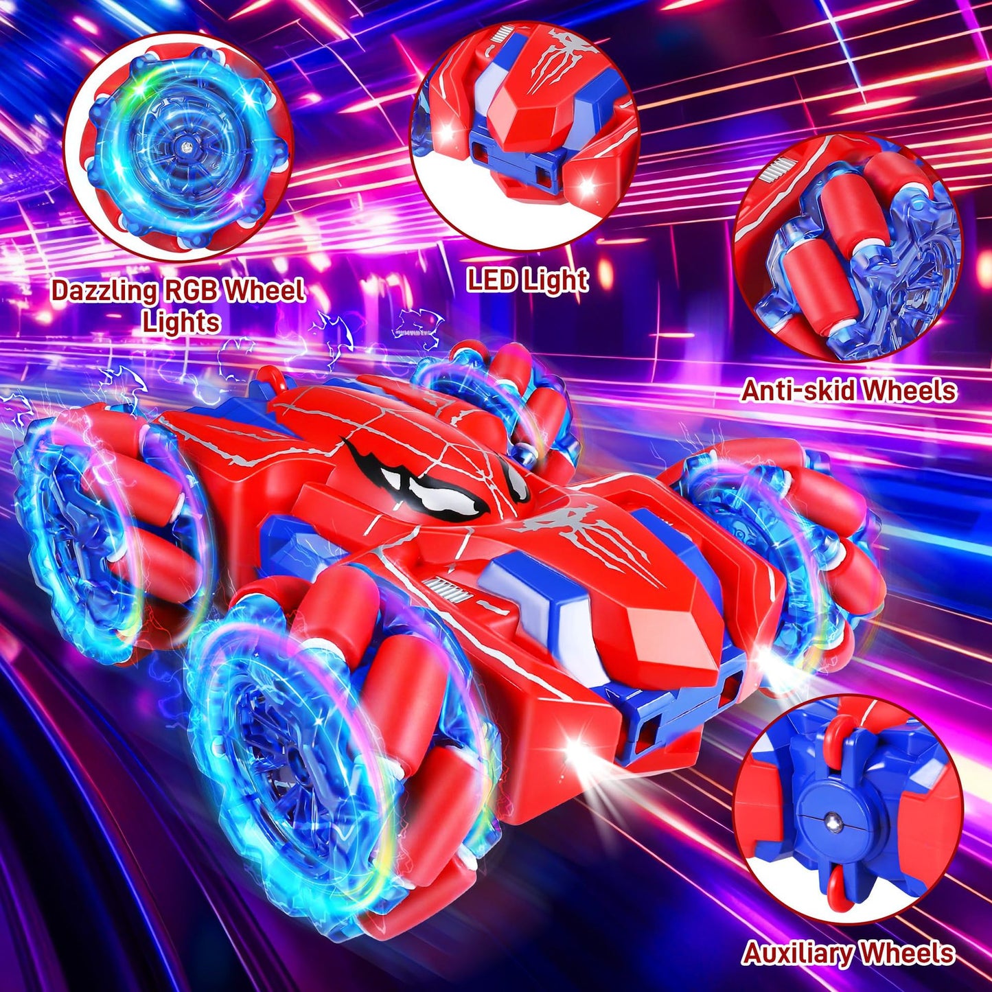 SpideyRC™2.0 - Double Sided Remote Control Stunt Car